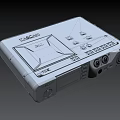 Professional Audio Player With Black Design Multiple Buttons And Digital