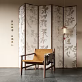 Partition Screen Modern Partition Modern Screen 3d model
