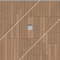 Modern Flooring Wood Flooring 3d model