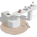 Simple display table decoration table 3d model
