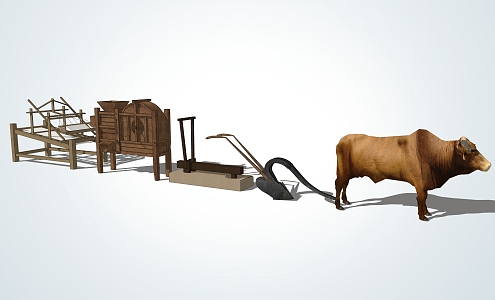 Modern Farm Tools Rural Farm Tools 3d model