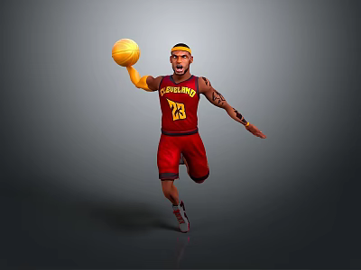 basketball star basketball player star sport star sport player sport player character 3d model