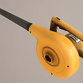 Yellow Industrial Blower With Long Black Nozzle And Ergonomic Handle Design For Heavy Duty Use