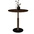 Side Table Coffee Table Decorative Table Round Table Plant Vase Ornaments 3d model