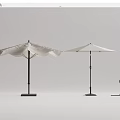 Stylish Outdoor Canopy Umbrella Multiple Foldable Designs with Neutral Colors and Sturdy Base