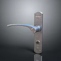 Durable Hardware Tools Door Handle With Metal Construction And Modern Design 3d model