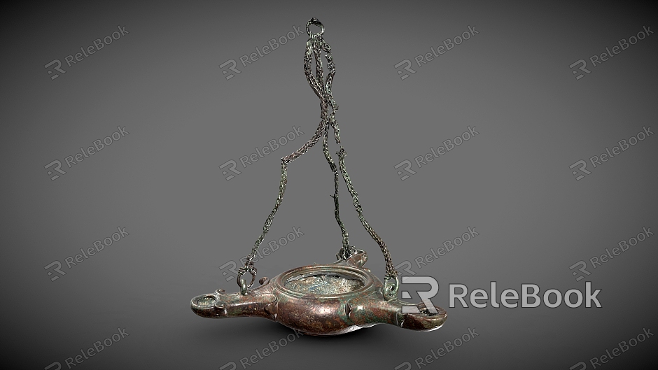 Hanging oil lamp oil lamp antique cultural relic chandelier model