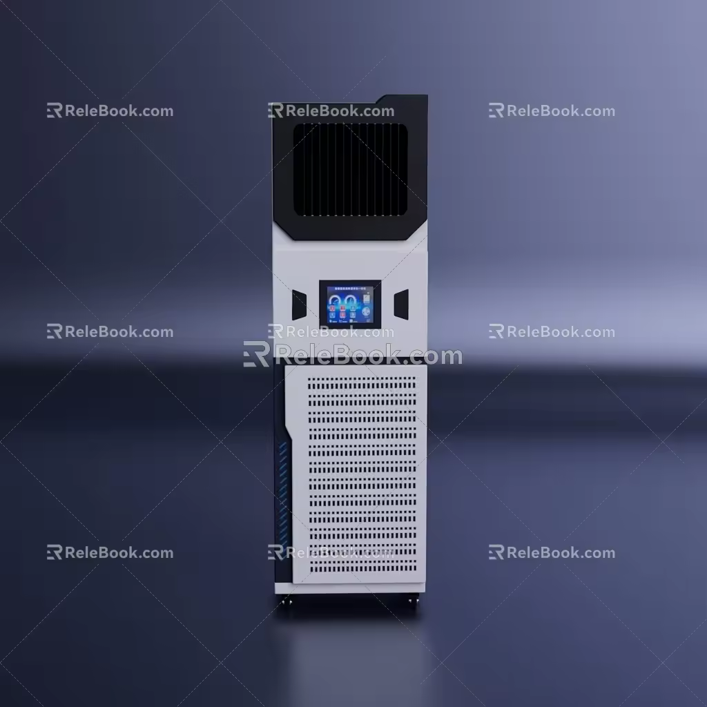Humidification and dehumidification integrated machine new fan purification machine humidification and dehumidification archives archive warehouse 3d model