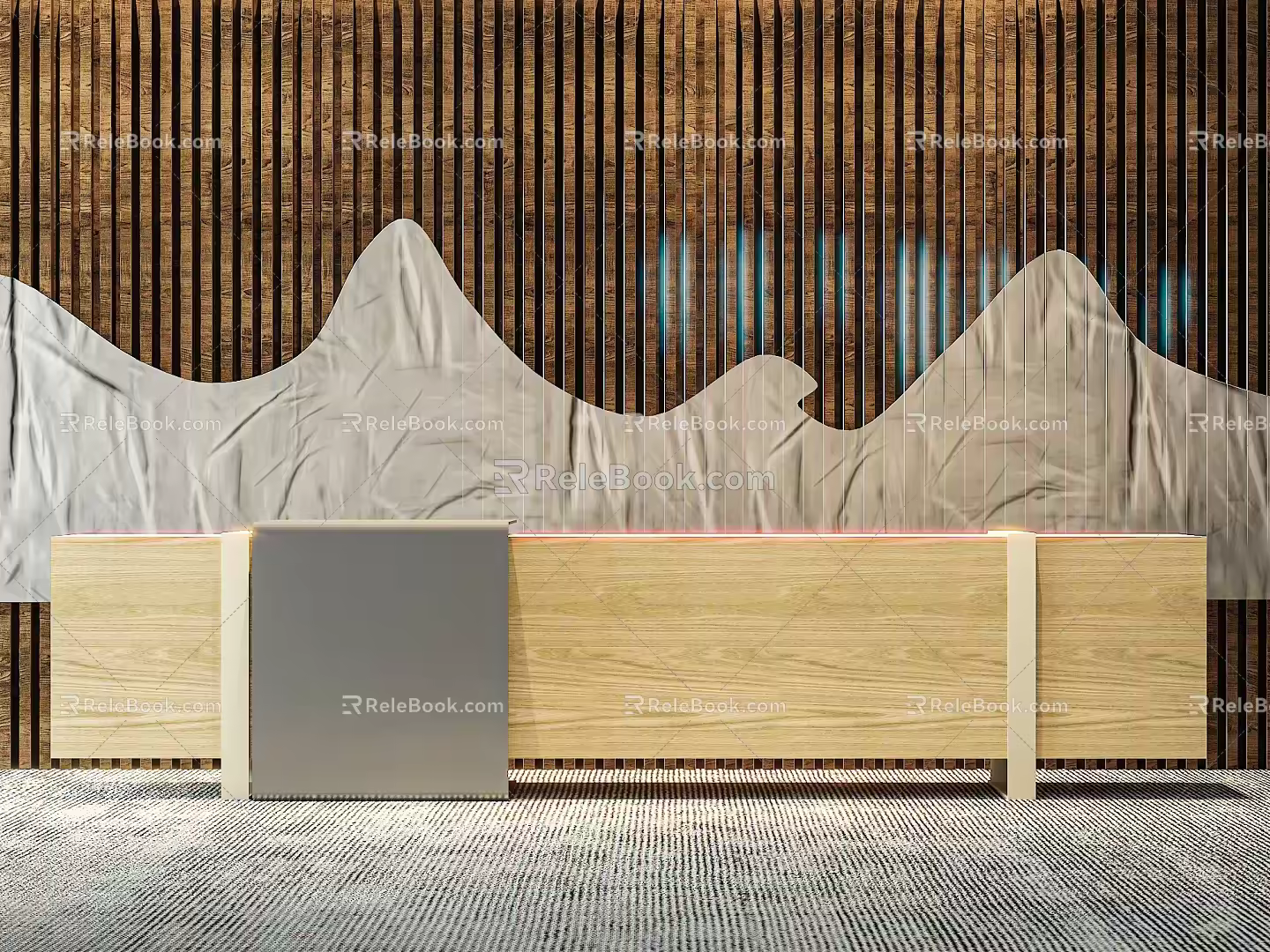 Front Desk 3d model