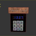 Password Keyboard Password Machine Keypad Mini Keyboard Numeric Input Keyboard Numeric Keyboard 3d model