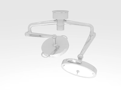Medical Device Surgical Light With Adjustable Arms For Operating Room Illumination 3d model