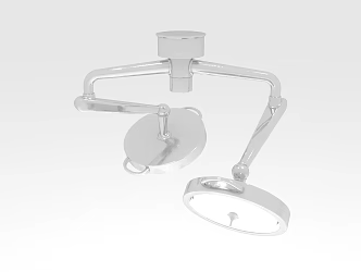 Modern shadowless lamp surgical lamp 3d model