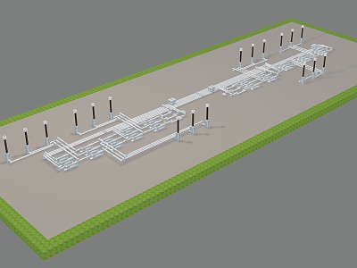 Substation equipment 1000GIS model