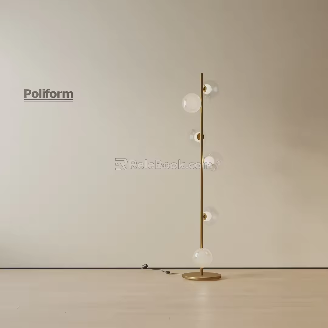 Modern floor lamp 3d model