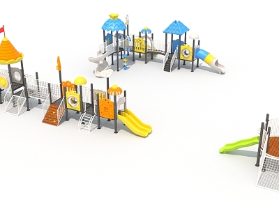 Kindergarten outdoor amusement equipment outdoor large toy slide model