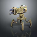 Mech Warrior Mech Soldier Machine Battlearm Mechanical Battlearm Machine Fighter Robot 3d model