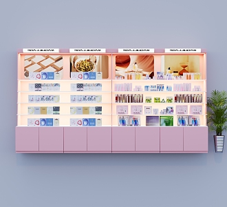 Cosmetic display cabinet 3d model