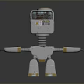 Robot Assistant Small Robot Butler Robot Butler Figure Game Figure 3d model