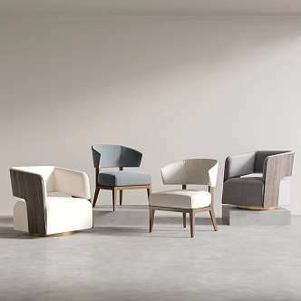 Modern Single Sofa 3d model