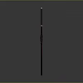 Traditional Katana Weapon With Red Scabbard Black Handle And Gold Accents