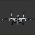 Light Blue And White Fighter Jet With Russian Flag On Tail And 152 Marking Model