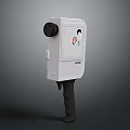 White Handheld Electronic Device With Camera And 5.8G Label For Daily Applications