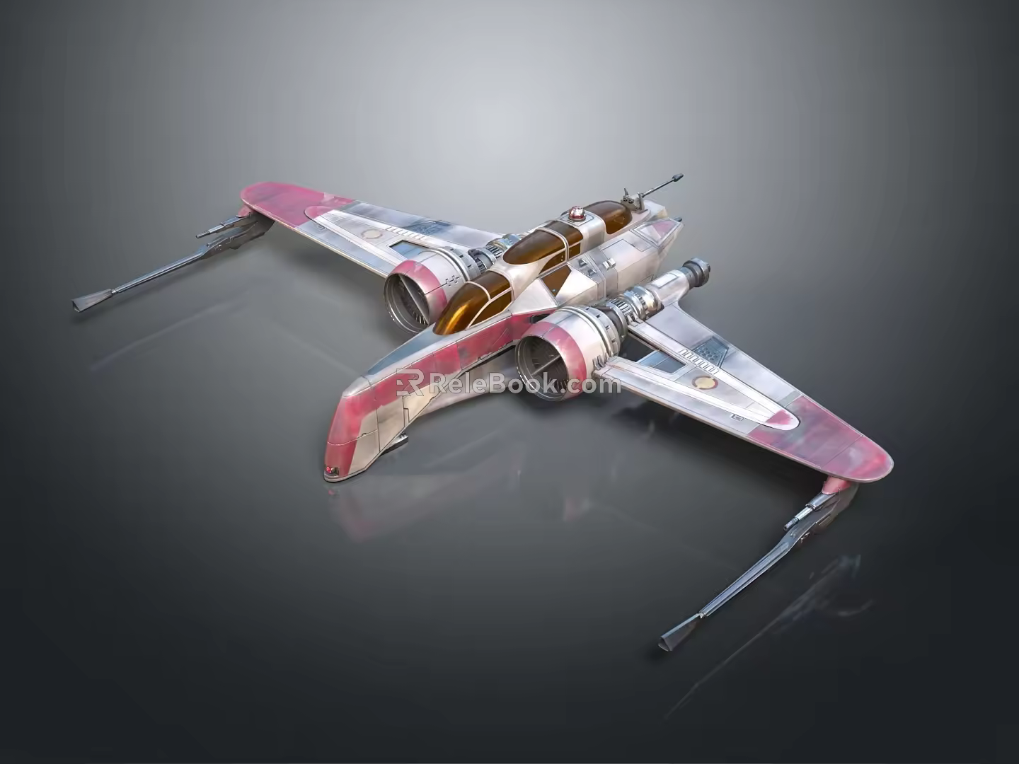 Modern fighter sci-fighter next-generation fighter sci-fighter 3d model