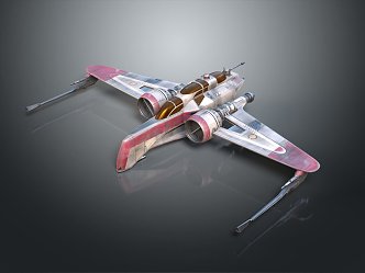 Modern fighter sci-fighter next-generation fighter sci-fighter 3d model