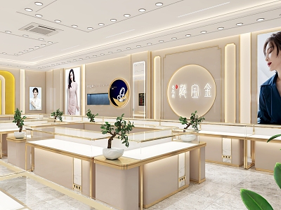 Light Luxury Laofengxiang Jewelry Store Laofengxiang model