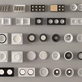 Modern Downlight Spotlight 3d model