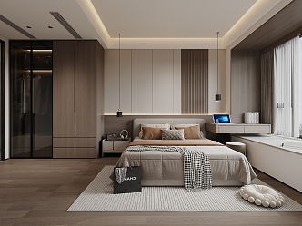 Italian Master Bedroom 3d model