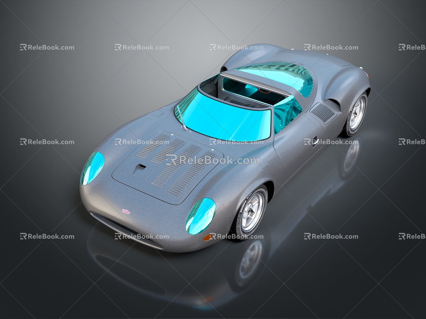 Hyundai Jaguar sports car sports car 3d model