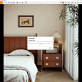 Modern-Quiet Bedside Table Book Ornaments Combination Table Lamp 3d model