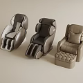 Modern Massage Chairs With Different Designs And Comfortable Leather Upholstery