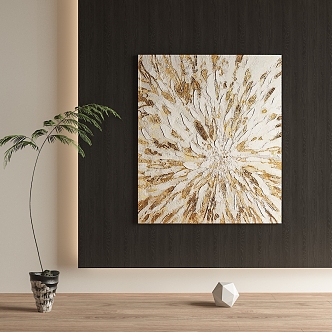 modern decorative painting 3d model