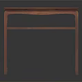 Traditional Solid Wood Furniture Table With Carved Legs And Rectangular Top For Home Decor