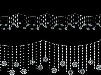 Modern decorative light snowflake 3d model