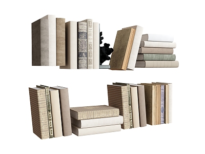 Books and Periodicals 3d model