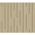 Beige Modern Background Wall With 3D Geometric Textured Patterns For Interior Design