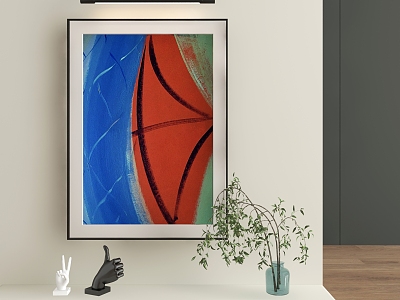 abstract decorative painting model