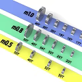 Hardware Tools Gears Various Sizes With Module m0.5 m0.8 m1.0 Tooth Counts 20T 25T 30T