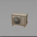 Portable Air Cooler Fan with Fan Grille and Control Panel Stand Design