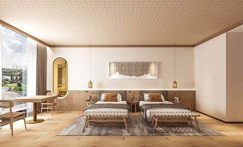 Nordic Room Suite One Homestay Room 3d model