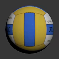 BANDCASTLE VB-605 Summer Fun Volleyball With Blue Yellow White Panels For Outdoor Sports
