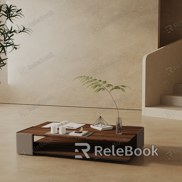 Modern coffee table model