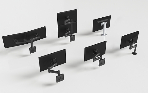 Modern stand monitor stand 3d model