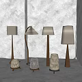 Simple floor lamp 3d model