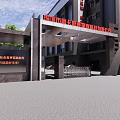 Industrial Factory Building of Kangsheng Group Multi Storey With Entrance Vehicles Trees And Clear Sky