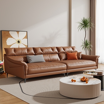 Modern double sofa double sofa 3d model