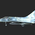 Military Fighter Jet With Camouflage Paint Sleek Aerodynamic Design And Military Insignia